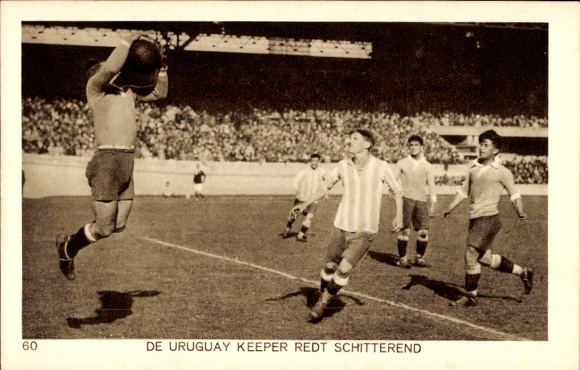 PC Amsterdam, Olympic Games 1928, football, goalkeeper of Uruguay