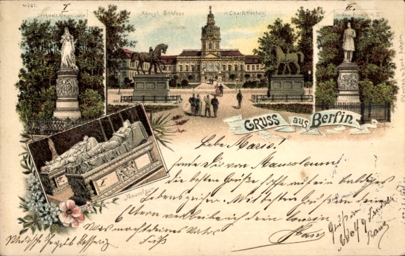 Ak Berlin Charlottenburg, Köngl. Schloss, Mausoleum