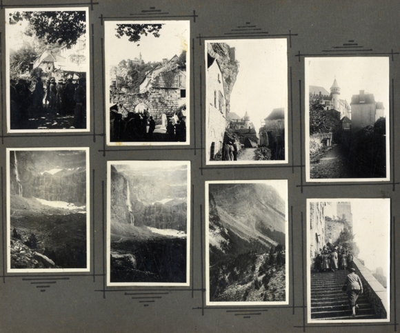 Photo album alpinism, mountaineers, glaciers, snow