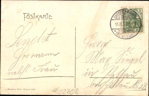 Postcard Großschweidnitz in Saxony, Restaurant zum Höllengrund