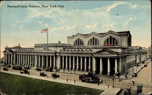 AK New York City, Pennsylvania Station, train station