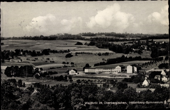 Postcard Waldbröl in the Oberberg district, Höllenberggymnasium