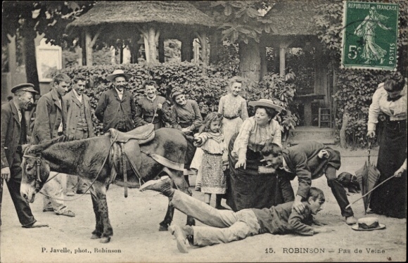 Postcard Robinson Hauts de Seine, No luck