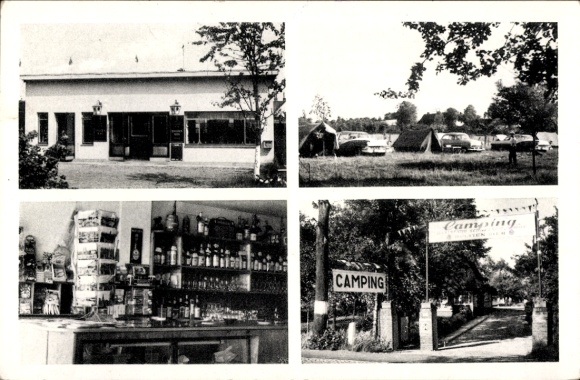 Postcard Hamburg Eimsbüttel Schnelsen, Camping Restaurant Schnelser Hof, Holsteiner Chaussee 346, Inside
