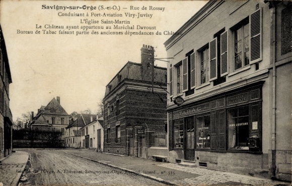 Ak Savigny sur Orge Essonne, Rue de Rossay