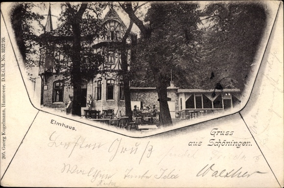 Passepartout Ak Schöningen Niedersachsen, Elmhaus