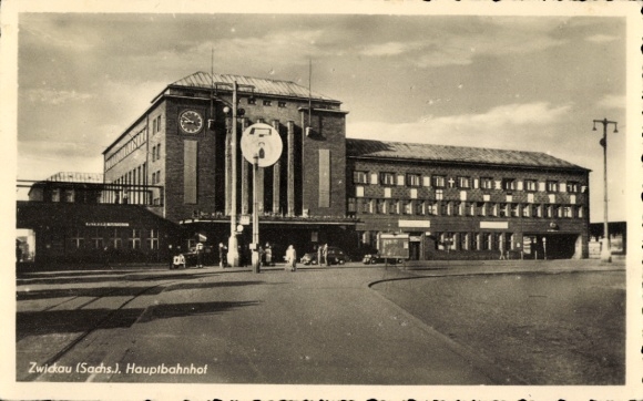 Ak Zwickau in Sachsen, Hauptbahnhof