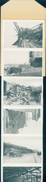 8 PCs Rotterdam South Holland Netherlands, series 1, leporello, in the appropriate cover, various views