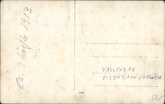 KP fotograficzna Vallendar nad Renem, wypadek kolejowy 1913, dzieci