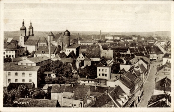 Ak Wurzen in Sachsen, Stadtbild