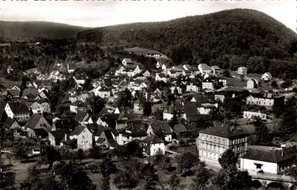 Postcard Bammental in Baden, general view