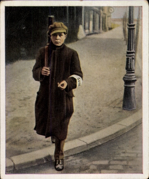 Sammelbild Die Nachkriegszeit Nr. 28, April 1920 Die Rote Armee, Wachtposten