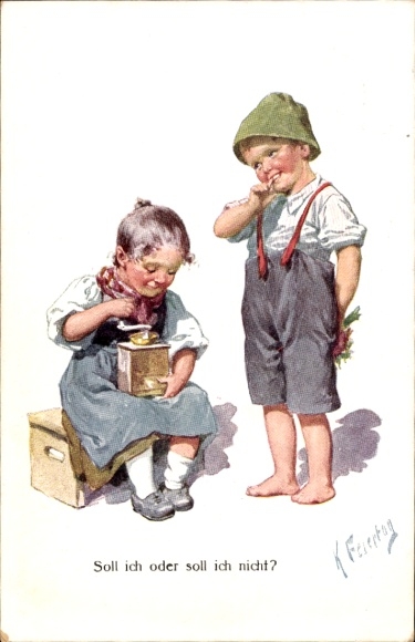 Artysta KP Wakacje, Karl, wyznanie miłości, dziewczyna z młynkiem do kawy