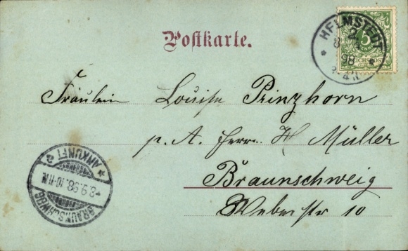 Ak Helmstedt in Nedersaksen, Clara-Bad, boslandschap, s-gebouw, groeten uit Clara-Bad