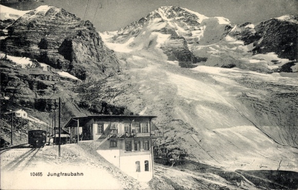 Ak Kanton Bern, Jungfrau, Station der Jungfraubahn