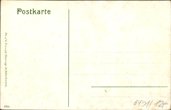 Postcard Ramholz Vollmerz Schlüchtern in Hesse, total view