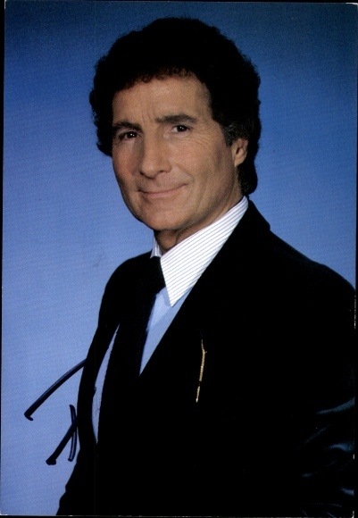 Postcard actor and singer Freddy Quinn, portrait, autograph