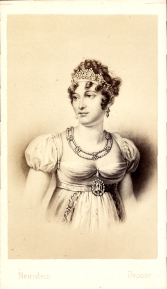 Carte de Visite Caroline Murat, Queen of Naples, sister of Napoleon Bonaparte