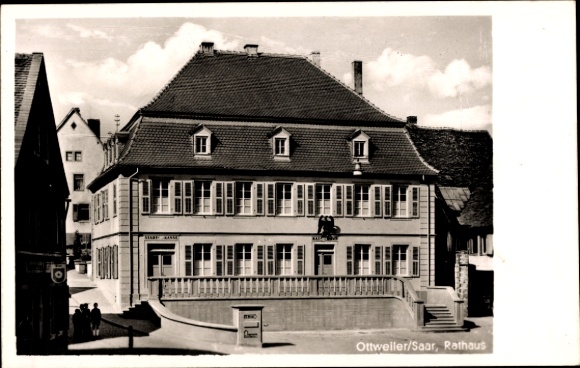 PC Ottweiler in Saarland, town hall