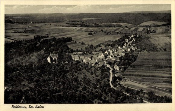 Postcard Neubronn Weikersheim in Tauberfranken Württemberg, aerial photograph