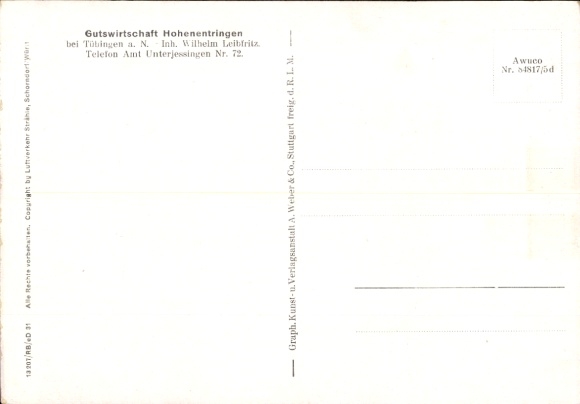 Ak Entringen Ammerbuch in Baden Württemberg, Hohenentringen, Fliegeraufnahme