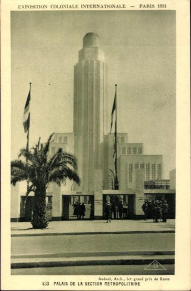 Set von 75 Ansichtskarten, Weltausstellung Paris, 1900, 1937