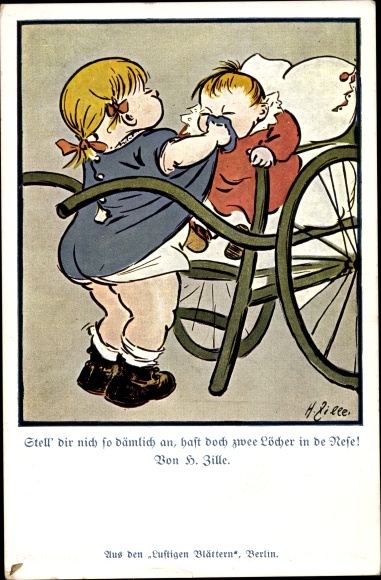 Artysta KP Zille, Heinrich, Nie bądź taka głupia, dziewczyno, wózek, dziecko
