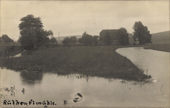 Photo Postcard Rüthen in Westphalia, water part, oil mill