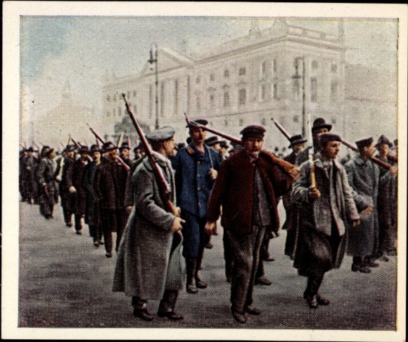 Collecting picture The post-war period No. 9 Dec. 1918 The struggle for power, armed worker battalions