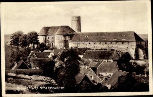 Ansichtkaart Bad Belzig in de Mark, Kasteel Eisenhardt