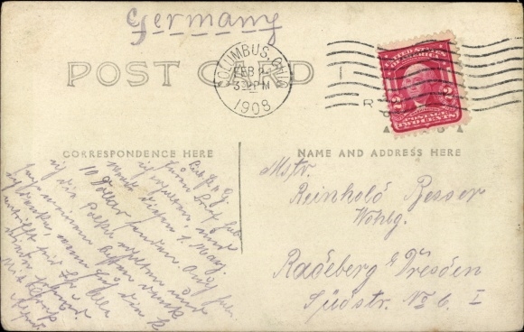 Photo Postcard Columbus Ohio USA, Fort Hayes, Barracks
