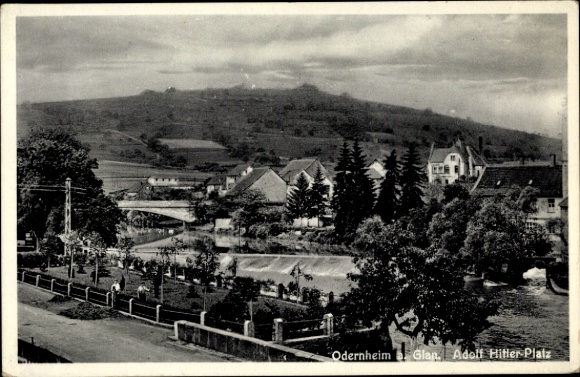 Ak Odernheim am Glan Rijnland-Palts, Adolf Hitler-Platz