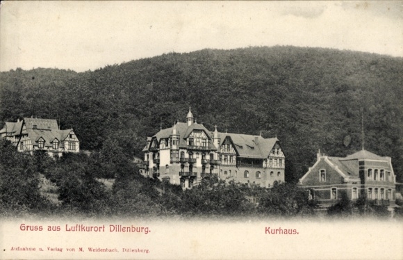 Ak Dillenburg in Hessen, Kurhaus