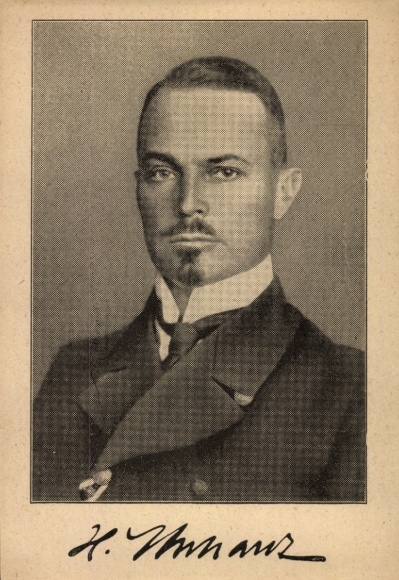 Postcard H. Black? Portrait, Fridericus-Verlag Munich