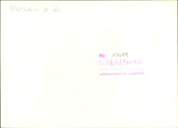 Photo Nierstein am Rhein, aerial photograph