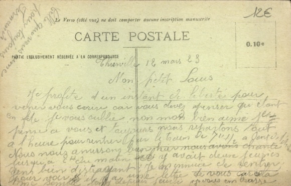 Postcard Brionne Eure, La Salle des Fêtes, architecture, trees, children,