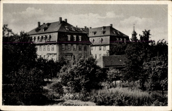Postcard Ebersdorf in Thuringia, Sisters' House