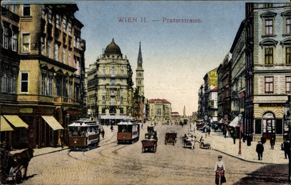 KP Vienna 2, Praterstrasse, tramwaje