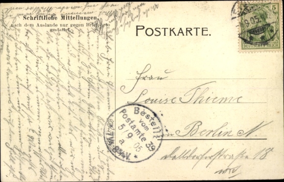 Postcard Gandesbergen in Lower Saxony, Hesemeier's Gastwirtschaft