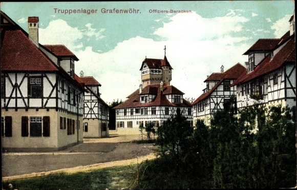 PC Grafenwöhr in the Upper Palatinate of Bavaria, military camp, officers&#39; barracks