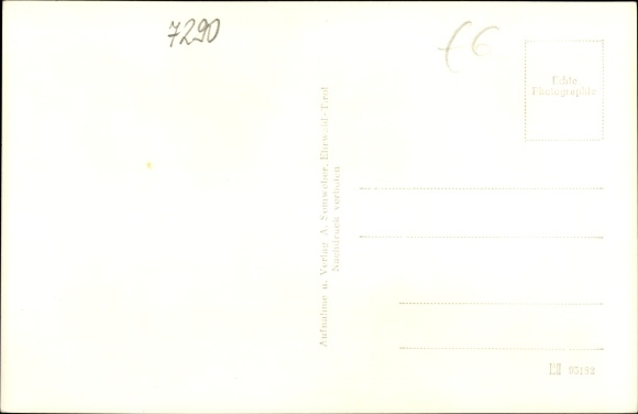 Postcard Ehrwald in Tirol, Hotel Maria Regina, exterior view with Zugspitze
