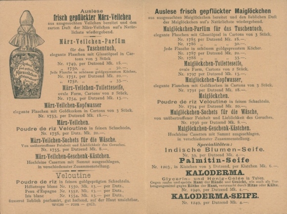 Klapp Ak Advertising, Palmitinezeep, Kaloderma, Laloderma Zeep