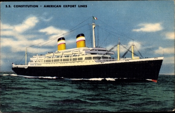Ak SS Constitution, Amerikaanse exportlijnen, schip