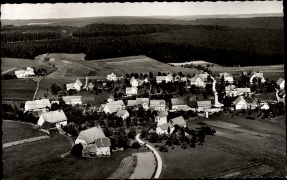 Ak Igelsberg Freudenstadt im Schwarzwald, Fliegeraufnahme