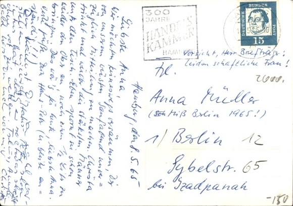 Postcard Hamburg Eimsbüttel Rotherbaum Pöseldorf, Alt-Pöseldorfer Bierstuben, interior view