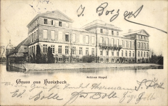 Ak Havixbeck in Westfalen, Schloss Stapel