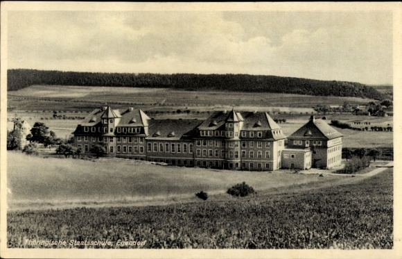 Postcard Egendorf Blankenhain in Thuringia, Thuringian State School, scenic surroundings