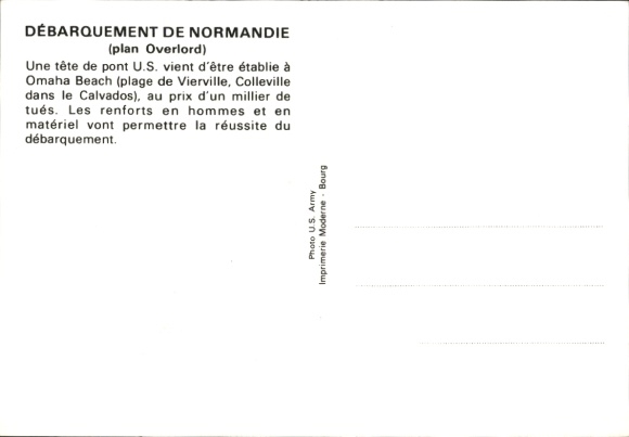 Postcard Landing in Normandy