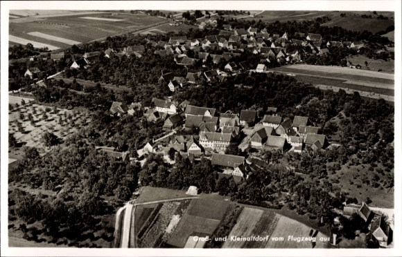 Postcard Kleinaltdorf Gaildorf am Kocher, aerial photograph