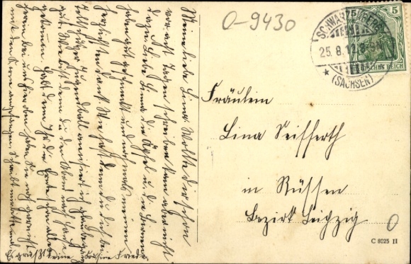 Postcard Schwarzenberg in the Erzgebirge Saxony, castle, housekeeping school